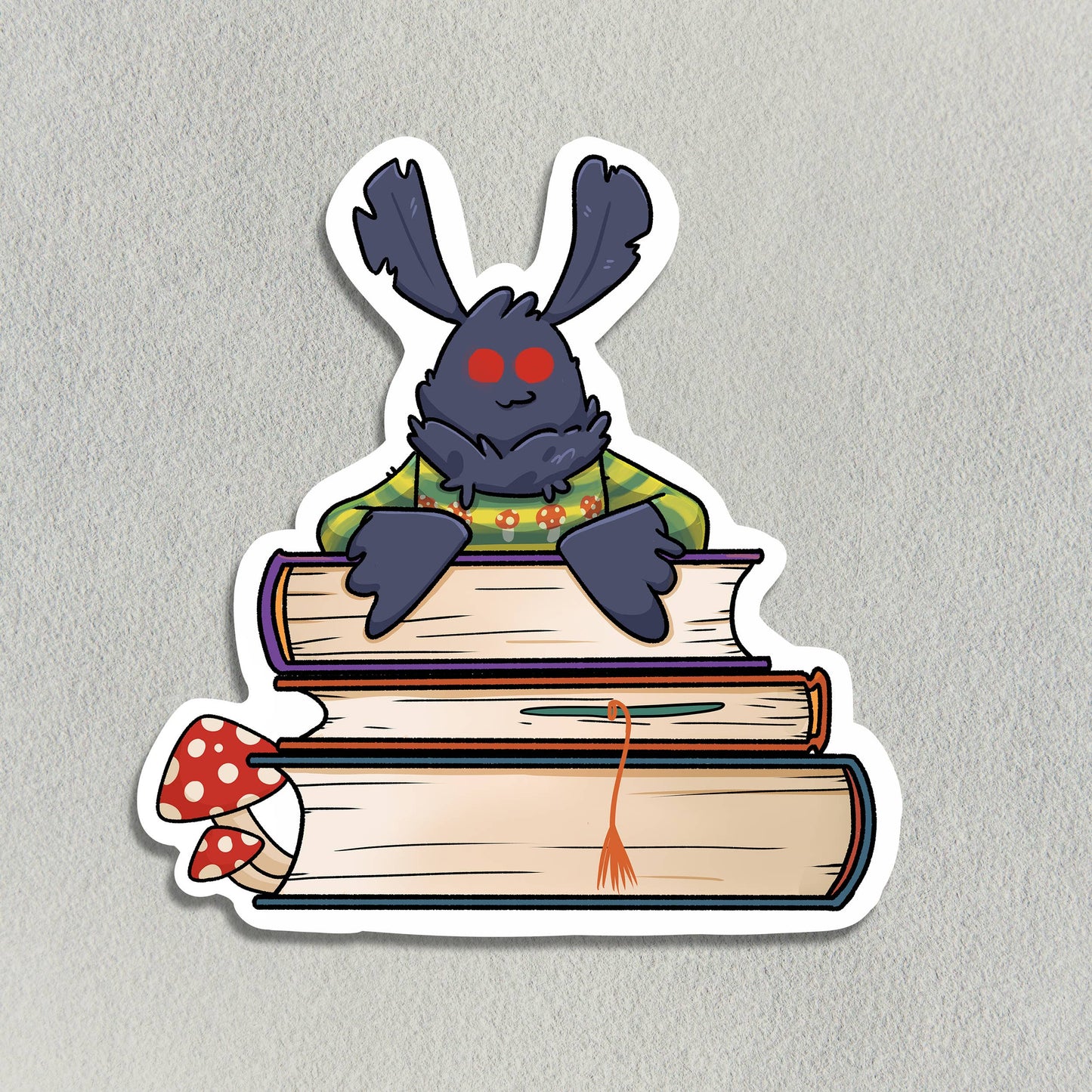 Mothman in the Library Sticker