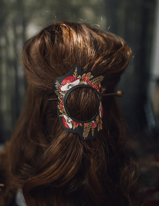 Mushroom Barrette